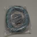 60FT SPT-2 Christmas Electrical Wire with 6pcs Vampire Plugs, 18/2 Gauge Low Voltage Extension Cord, 18 AWG 2-Conductor Flexible Wire for Outdoor Holiday Lights, Landscape Lighting