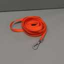 Waterproof Dog Training Leash 50FT 30FT 15FT 10FT 5FT Heavy Duty Recall Long Lead for Large Medium Small Dogs (15FT, Orange)