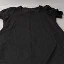 Summer Dresses for Women 2025 Casual Cute Square Neck Puff Short Sleeve Dress with Pockets (3X-Large, Black)