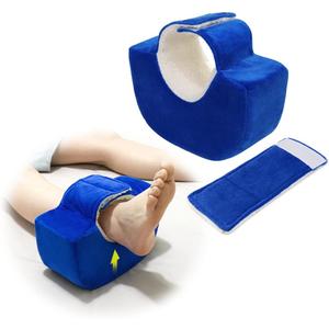 Foot Elevation Pillow Post Surgery Ankle Heel Protector for Pressure Sores Leg elevation Feet Pillow for Swelling Bed Sore Pressure Ulcer Cushion Ankle Support Foot Cradle Surgery Recovery Supplies (Blue-1pc)