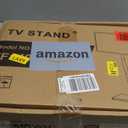 Rfiver Swivel Floor TV Stand with Mount for 32-60 inch TVs up to 88 lbs, Height Adjustable Tall TV Stand with Wood Base, Saving Space Design for Bedroom, Living Room and Corner, White