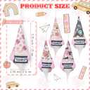 10 Set Gnome Tree Hanging Ornaments Gifts Bulk Pink Plush Hanging Tree Pendant Home Decoration for Holidays Party Favors, 5 Styles