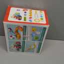 CUTE STONE Baby Bath Toys, No Hole Floating Squirting Bathtub Toy W/ Water Slide Building Track, Duck Fishing Net Game, Toddler Shower Toys, Water& Pool Toys, Educational Gifts for Boys Girls