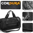 Gym Bags for Men, Small Duffle Bag for Travel, Waterproof Overnight Bag with Shoe Compartment, Cordura Sports Bag for Fitness/Short Trip