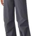 G4Free 31" Women's Hiking Pants Water Resistant Quick Dry Lightweight Parachute Pants Outdoor Casual UPF 50+, Medium