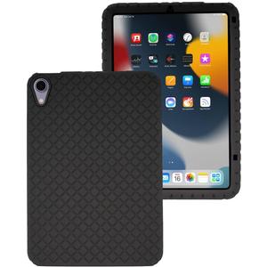 Mini 7/6 Case Cover, Anti Slip Silicone Flexible Rubber Protective Bumper for Apple iPad mini 7th A17 Pro/6th Gen 8.3 Inch 2024/2021, Drop Proof/Shockproof (Black)