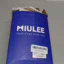 MIULEE Brown Throw Pillow Covers 20x20 Inch Set of 4 Boho Farmhouse Cushion Cases Neutral Gradient Corduroy Pillow Cases with Invisible Zipper Patchwork Home Decor for Couch Sofa Bed, 20" x 20" (Pack of 4), Brown