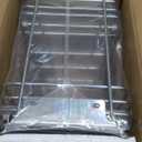 LYNK PROFESSIONAL Pull Out Spice Rack Organizer for Inside Kitchen Cabinets - 6-3/8 inch Wide - Slide Out Drawer  Chrome Sliding Spice Cabinet Organization Shelf Racks - 2 Tier