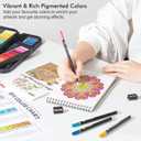 Shuttle Art 80 Colored Pencils, Colored Pencils for Adult Coloring, Soft Core Color Pencil, Drawing Supplies for Adults Kids Artists Beginners Drawing Coloring Sketching