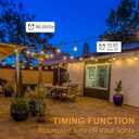 Dimmer for Outdoor String Lights 600W Outdoor Dimmer Light Switch Plug with 100FT Remote, Dusk-to-Dawn Timer & Memory, IP65 Waterproof Dimmer Switches for Led Lights, Indoor & Patio Lamps