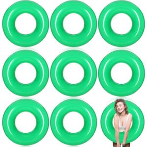 Gemscream 8 Pcs Large Inflatable Pool Float 36 Inches Swimming Ring Pool Floats Adult Inflatable Tube for Summer Vacation Beach River Bachelorette Wedding Party Supplies