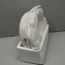 MALACASA 10" Large Pasta Bowls, 56 OZ White Salad Bowls Soup Bowls, Porcelain Serving Bowls Set of 4, Large Kitchen Bowl Plates Pasta Plates, Microwave & Dishwasher Safe, Series REGULAR