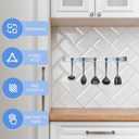 2 x Neosmuk Magnetic Hooks, Cruise Ship Essentials, 120lb+ Heavy Duty Magnetic Hooks for Cruise Cabins, Refrigerator, Grill, Hanging, and Travel | Extra Strong Must-Haves Magnet Hook,Navyblue