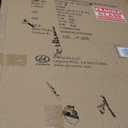 U Brands Glass Dry Erase Board, 23" x 35", White Frosted Surface With Silver Grommets, Frameless