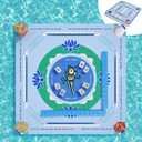 Floating Mahjong Table for Pool, 32 Inch Double-Sided Floating Poker Tray, Waterproof Floating Board for Adults Pool Hot Tub Lake Summer Party Games