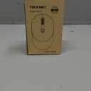 TECKNET Bluetooth Wireless Mouse, Bluetooth 5.2 & 2.4G USB-A Receiver, Compact & Portable, Silent Click, Ergonomic Symmetrical Design, 18-Month Battery, Adjustable DPI, Wide Compatibility - Black