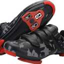 Unisex Cycling Shoes Compatible with pelaton Indoor Road Bike Shoes Riding Shoes for Men and Women Look Delta Cleats Clip Outdoor Pedal, Black M12