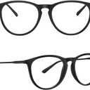 Blue Light Glasses for Woman Men, Anti Glare Eye Strain Computer Glasses (Black)