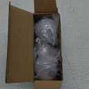 E12 Ceiling Fan Light Bulbs Dimmable, 60w Equivalent LED Bulb, Warm White 3000K, E12 Small Base Candelabra A15 LED Round Light Bulb, 600 Lumen, Pack of 3