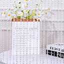 Boshen 3FTx6.5FT 45Strands Crystal Beaded Curtain Door Beads Clear Acrylic Beads Hanging Room Divider Crystal Iridescent Diamond Cut Curtain Doorway Curtain for Room Doorway Divider Party Decor