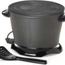 Presto 05450 DualDaddy Electric Deep Fryer, Black