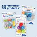 Learning Resources Rainbow Visual Timer - Time Management for Children, Audio and Visual Alarms, Schedule for Kids, Social Emotional Learning Skills, Countdown for Teachers, Classroom Must Haves