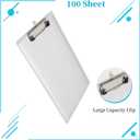 2 Pack Aluminum Clipboard 12.5 x 9 Inch Heavy Duty Metal Clip Board with Low Profile Clip A4 Letter Size Clipboard for Office School Medical Jobsite Laboratory