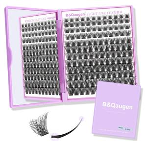 B&Qaugen Lash Clusters Natural Flat Cluster Lashes B&Qaugen Lash Clusters Natural Flat Cluster Lashes