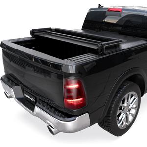 Soft Tri-fold 5.6 Feet Bed Tonneau Cover Compatible for 2009-2026 Dodge Ram 1500 (Incl. 2019-2024 Classic & 2019-2026 New Body Style) W/o Ram Box Truck Bed