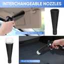 Car Cleaning Gun High Pressure Air Blow Gun for Car Detailing Interior Works with Air Compressor Powerful Interior Dryer for Vehicle Enthusiasts