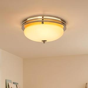 Mid Century Glass Ceiling Light Fixtures, Round Ceiling Lamp