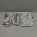 Bedsure Satin Pillowcase, Similar to Silk Pillow Cases Queen Size Set of 2, Cooling Pillow Case Covers with Envelope Closure, Christmas Room Decor Gifts for Women Men, Silver Grey, 20x30 Inches, 2pcs