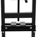 Hydraulic Shop Press,6 Ton H-Frame Garage Floor Adjustable Shop Bearing Press with Stamping Plates to Bend, Straighten, Or Press Parts, Install Bearings & U-Joints (Black)