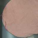 HOMBYS Fluffy Shaggy Cover for Papasan Chair Cushion, Plush Faux Fur Slipcover ONLY, (Without Cushion) Removable Soft Papasan Cushion Covers with 8 Ties, (Pink, 50"x50")