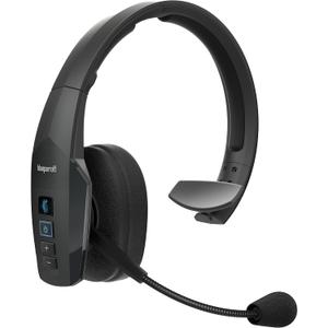 BlueParrott B350-XT Mono Bluetooth Wireless Headphones 96% Noise Canceling Over Head Trucker Headset with Mic, Adjustable Lightweight Headband, IP54-Rated Protection, 24 hrs. Talk Time, Black