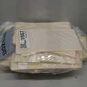 Criusia 15 Pack Drawer Organizer for Clothes, Foldable Dresser Dividers with 3 Sizes, Fabric Storage Bins  Beige