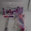 Voyager 3 Wheel Kick Scooter with Light Up Wheels and Tbar - Pink/Purple