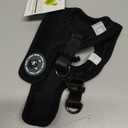 EcoBark Step in Dog Harness - Eco-Friendly Teacup Dog Harnesses for XXS, XS, and Small Dogs - Reflective and Adjustable Mini Body Halter Vest -Tiny Soft Mesh Toy Breed Harness (XXXS, Black) (XXXS- 2 to 3 lbs- Chest up to 10 in (Pack of 1))