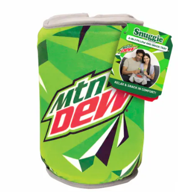 Snuggie Pillow Mountain Dew
