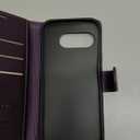 Wallet Case for Google Pixel 9a, RFID Blocking Credit Card Holder, PU Leather Folio Flip Kickstand Protective Shockproof Cover for Pixel 9a (Purple)