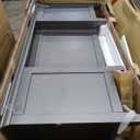 Intercon San Mateo Home Office 62" Wide Executive Desk with 7 Drawers, Gray Furniture