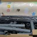 Baby Playpen with Mat, Baby Playpens for Babies and Toddlers, BabyFence Play Pen for Indoor & Outdoor, Sturdy Safety Play Yard with Soft Breathable Mesh, 50 * 50 * 27 inches Grey