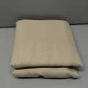 Chyhomenyc Linen Curtains 84 Inch Length 2 Panels, Faux Linen Semi Sheer Light Filtering Soft Slub Textured Privacy Farmhouse Curtain Drapes for Living Room Bedroom, 40" Wx84 L