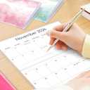 ReliThick 6 Pcs 2026 Pocket Calendar for Purse Monthly Planner Notebook Small Pocket Calendar Journals Notepads Appreciation Present Gift for Women Teacher School Office(Watercolor Style)