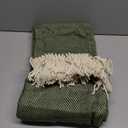 Bedsure 100% Wool Blanket for Women Gift - GentleSoft and Cozy, Lightweight Warm Christmas Blanket for Winter, Luxury Herringbone Throw for Couch, Beige, 50x60 Inches