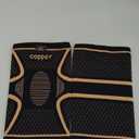 INDEEMAX Copper Knee Brace for Women Men 2 Pack, Knee Compression Sleeve for Knee Pain, Arthritis, Running,Sports and Recovery Support, M