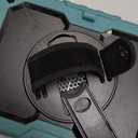 Ambison Case for iPad 9th/8th/7th Generation 10.2'' 2021/2020/2019, [Kid Proof] Full Body Protective Case with 9H Tempered Glass Screen Protector, 360° Rotatable Kickstand & Hand Strap (Teal & Black)