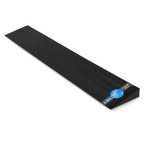 1" Rise Threshold Ramp for Doorways, 2204 LBS Capacity Rubber Threshold Ramp, Non-Slip Driveway Curb Ramps Handicap Ramp for Wheelchair Scooter Stroller, Cuttable and Adjustable Size