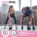 Pilates Wrist Ankle Weights for Women, Wearable Strong Arm & Leg Weights Set of 2(1 lb/2.2 lbs Each), Adjustable Ankle Weights for Walking, Yoga, Dance, Barre, Gym (Pink)