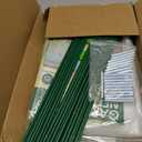 Garden Netting Kit for Raised Beds, 10x30FT Ultra Fine Mesh Netting 6 Sets Fiberglass Garden Hoops, Insect Netting for Garden Plant Row Cover Vegetable Flowers Protection Barrier